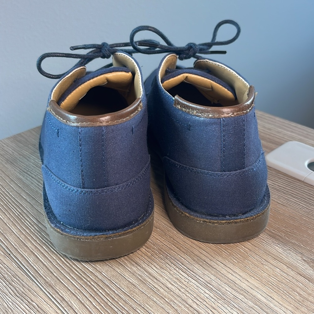 Kenneth Cole New York Real Deal Navy Canvas Shoes - Picture 5 of 7